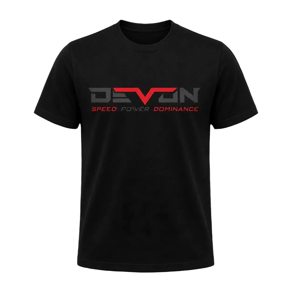 Devon Built Cross tee with cross graphic, alternate view