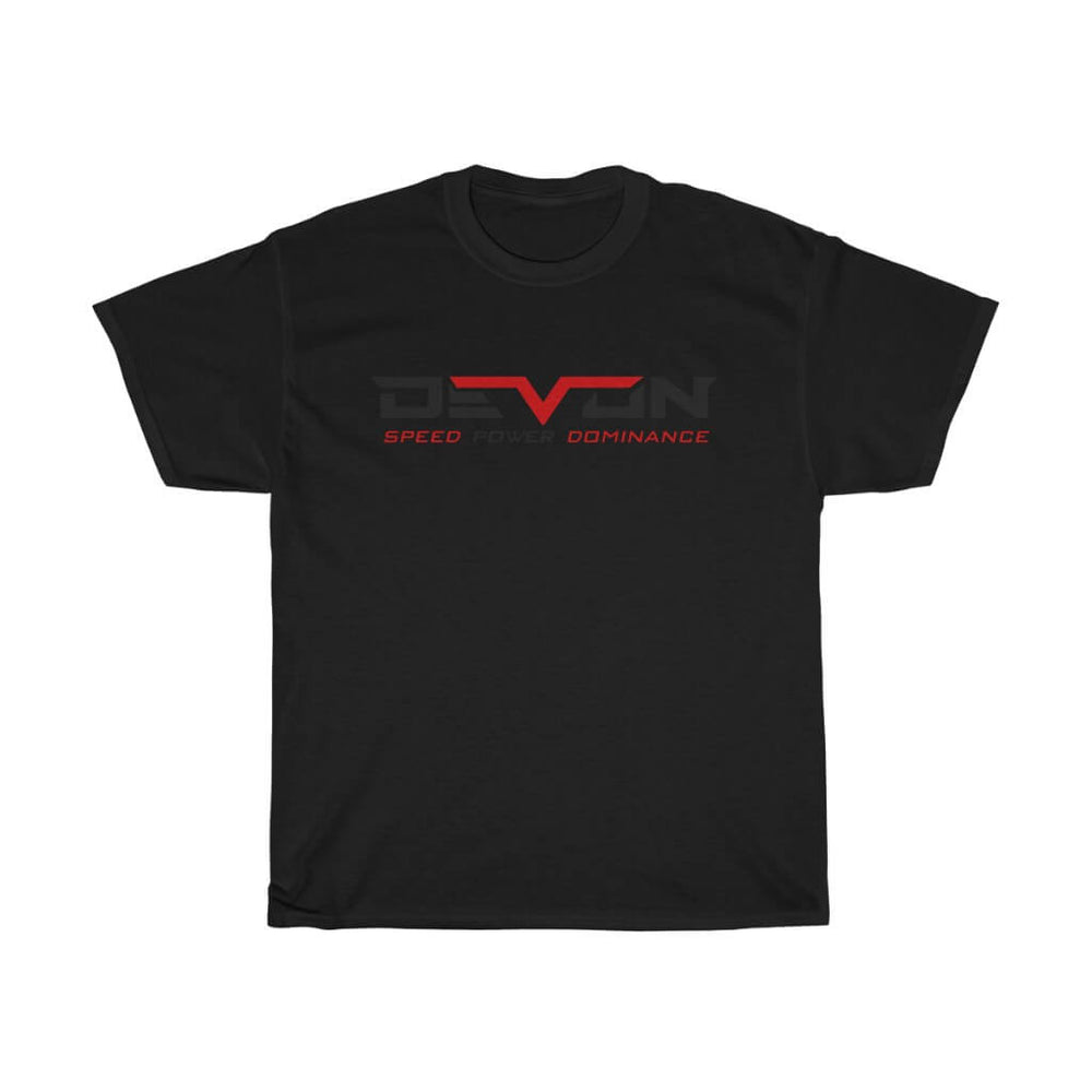 Devon Built Whole Tach tee with hand-drawn tachometer graphic, alternate view