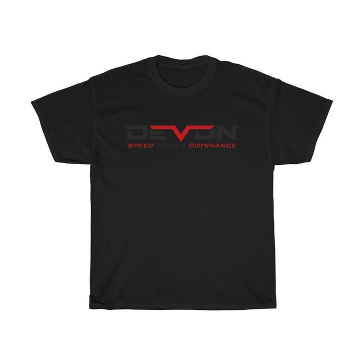 Devon Built Whole Tach tee with hand-drawn tachometer graphic, alternate view
